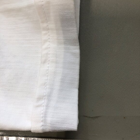 Gloria Vanderbilt Capri Womens Size 18 White Jean Pockets Denim Pants - Picture 4 of 10